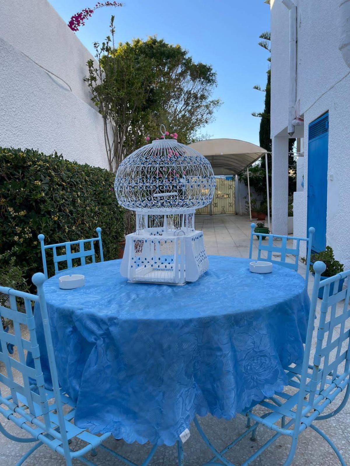 דירות Dar Salah Bey La Maison Bleue מראה חיצוני תמונה